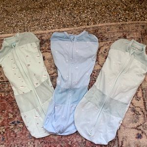 sleepiest baby swaddle set of 3 size small